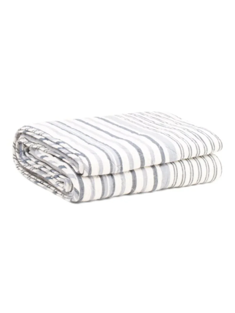 BROOKS BROTHERS Cotton Striped Layering Quilt